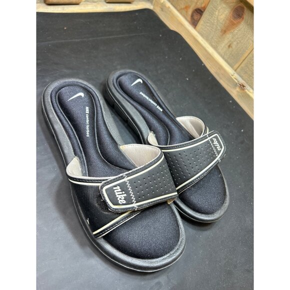 Nike Womens Comfort Footbed Black Slide Sandals Size 6 - Picture 2 of 7